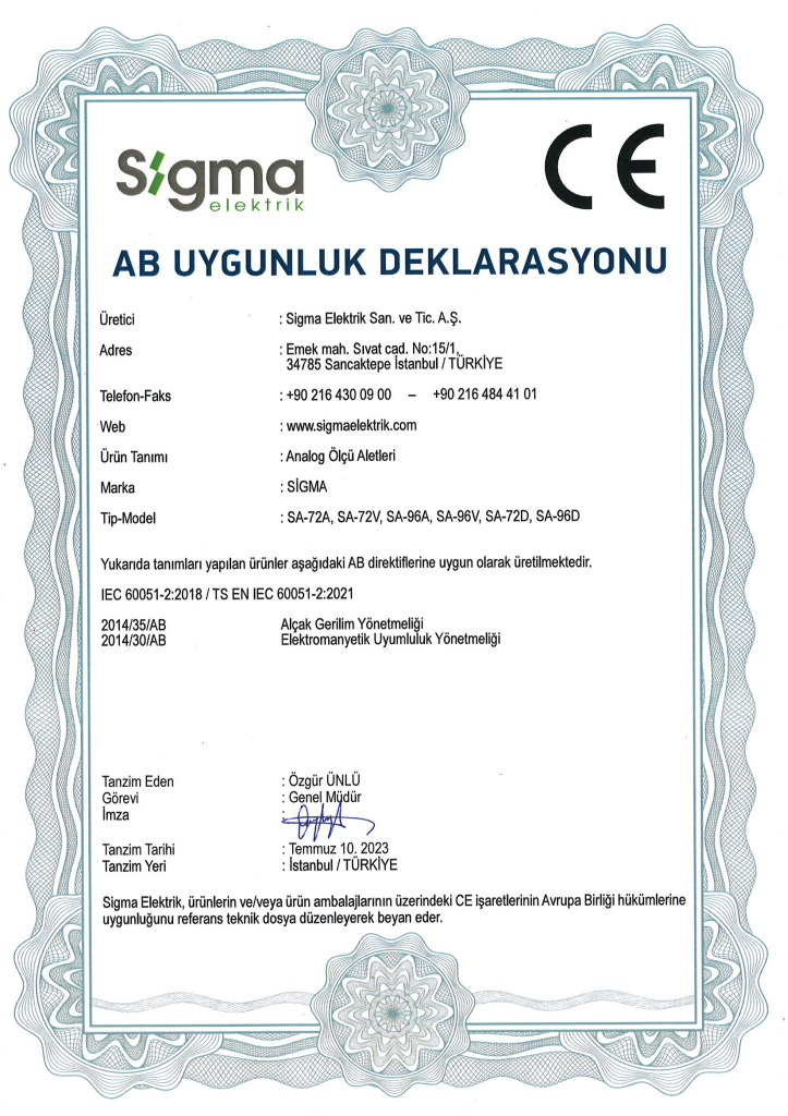 ابزار اندازه گیری آنالوگ