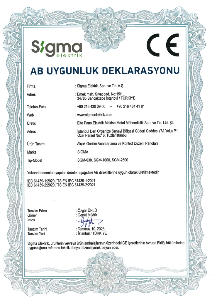 پانل های تعویض و کنترل